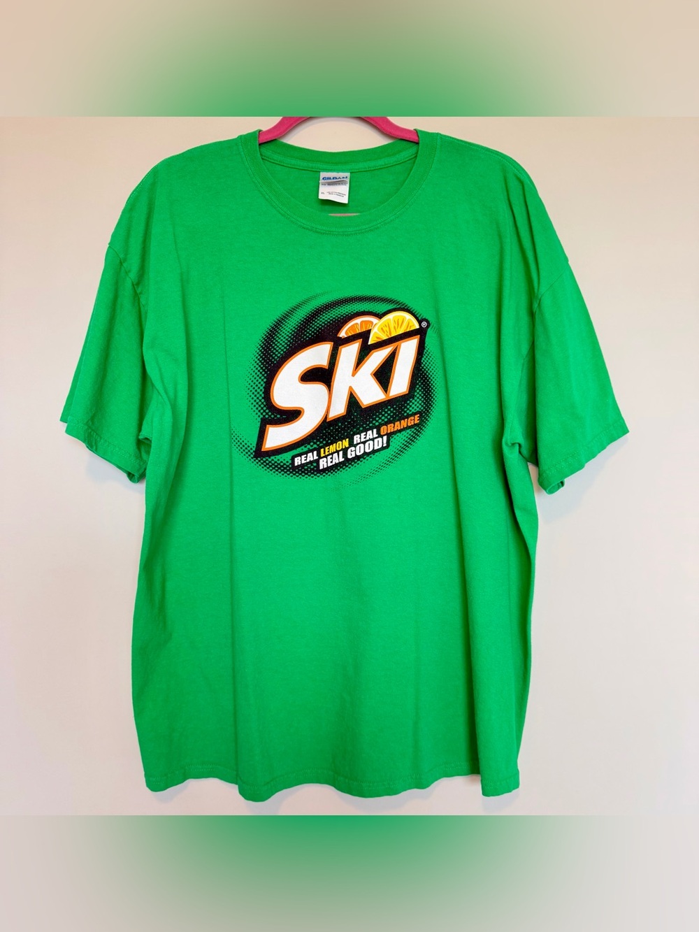 Green Ski Soda Logo Graphic Tee | Size XL